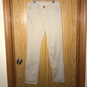 American Eagle Super Stretch khakis size 6