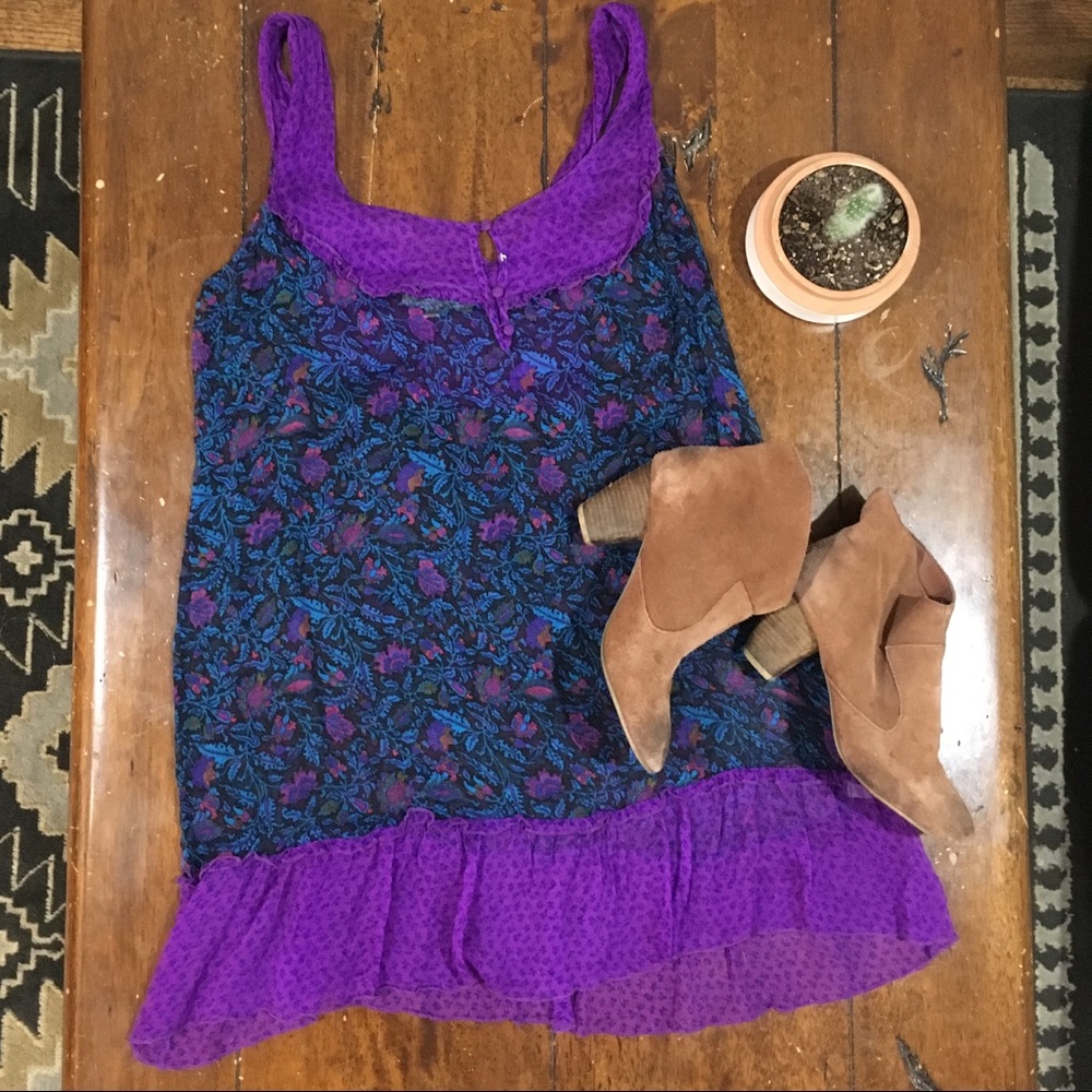 Ecote sheer slip dress