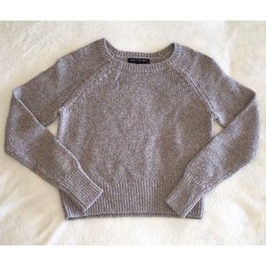 Banana Republic • Tan Crop Sweater