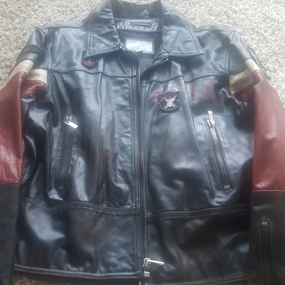 men's leather jacket