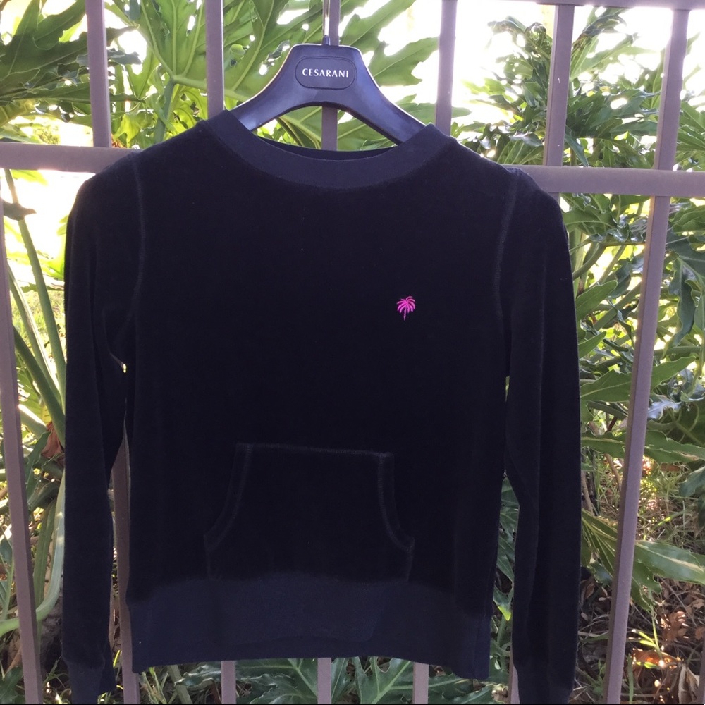 Lily Pulitzer Small Faux Velvet Sweater