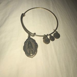 Alex and Ani Bracelet with Mother Mary bangle