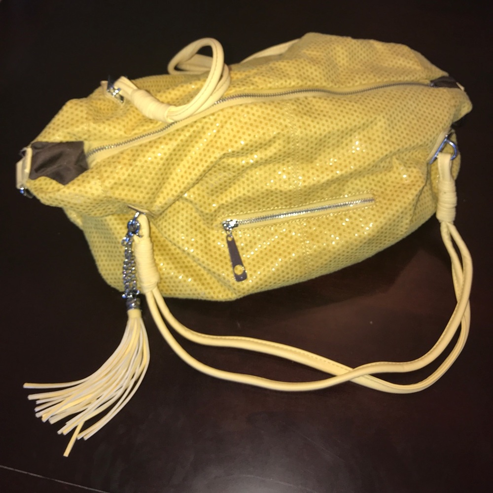 Yellow weekender or large bag