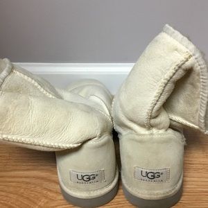 Cream UGG boots