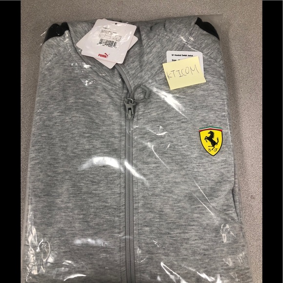 New PUMA Men’s Scuderia Ferrari full zip hoodie - Picture 5 of 8
