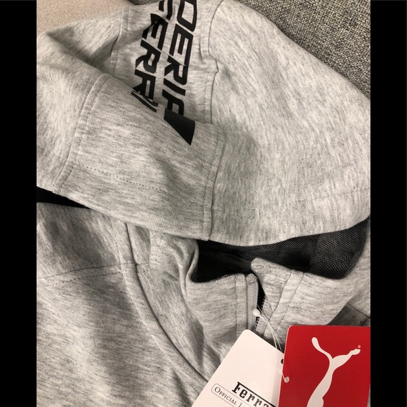 New PUMA Men’s Scuderia Ferrari full zip hoodie - Picture 6 of 8