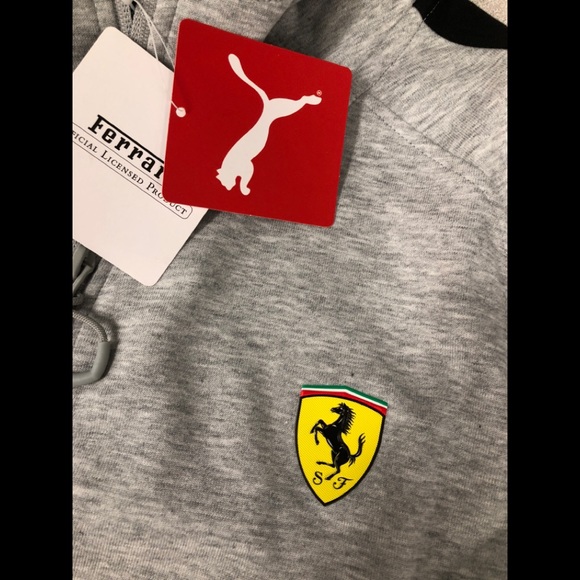 New PUMA Men’s Scuderia Ferrari full zip hoodie - Picture 8 of 8
