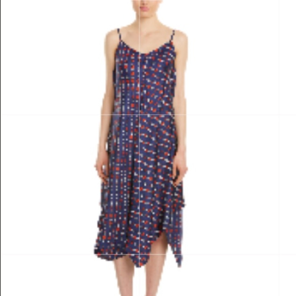 1 day Sale Julie brown silk shift dress