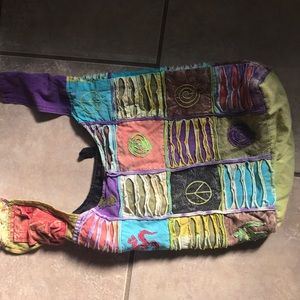Peace Sign Hobo Bag