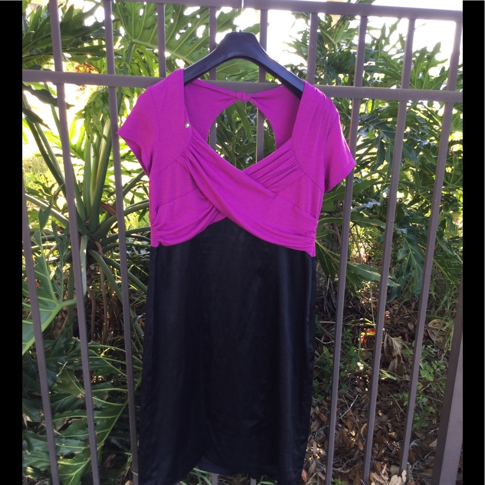 Torrid pink & black dress