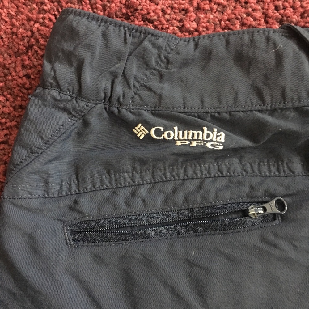 Navy blue COLUMBIA water-resistant shorts