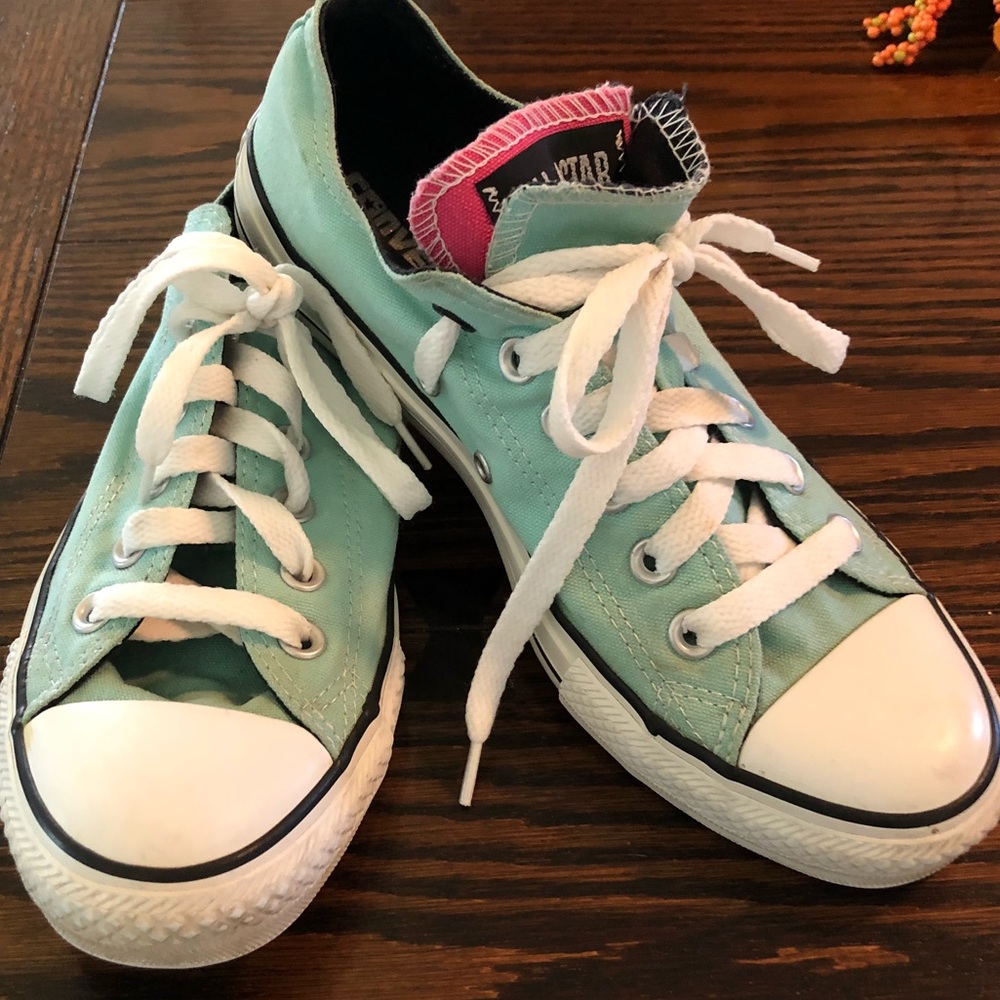 Converse All Star in teal sz 8