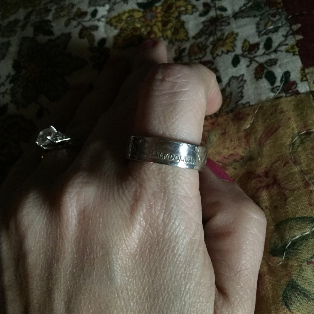 1943 SILVER Walking Liberty Coin Ring