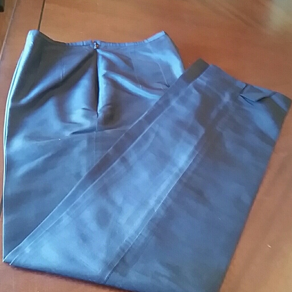 Talbots 100%silk lined pants