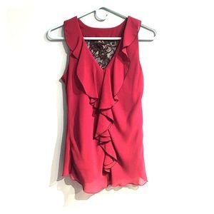 Lace and ruffle sexy top!