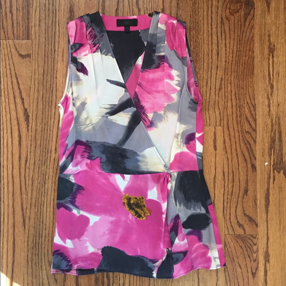 Multi-color wrap top from Banana Republic