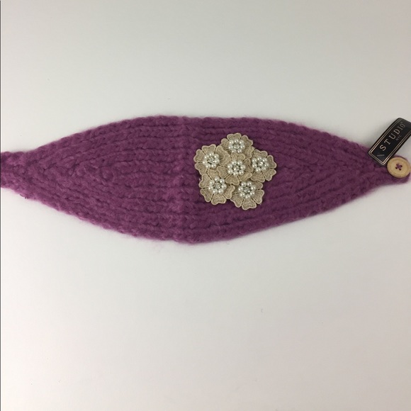 NWT Soft Plum Knit Head Warmer. Head Band. - Picture 5 of 6