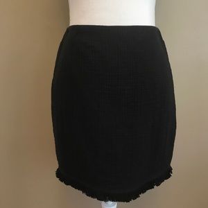 Madewell black skirt