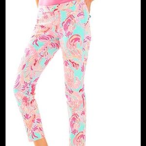 NWT Lilly Pulitzer Kelly Pants in Love Birds