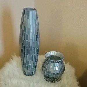 Mosaic Blue Glass