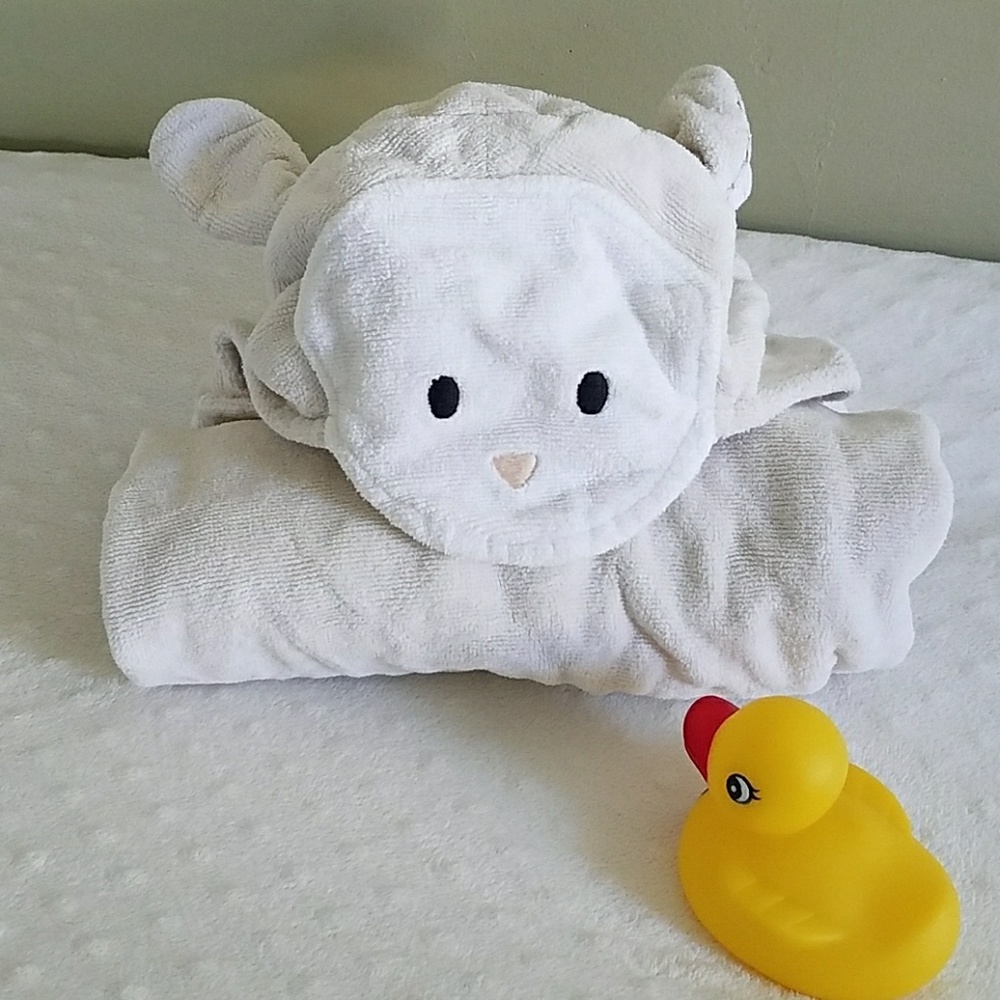 Pottery Barn Kids hooded monkey towel