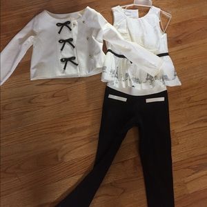 Janie and Jack 3 piece outfit worn once .