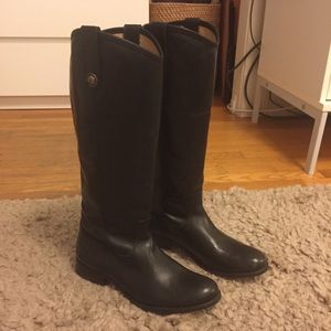Frye Melissa Button Boot Black