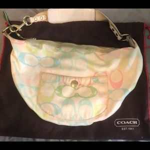 Multicolor authentic Coach Purse