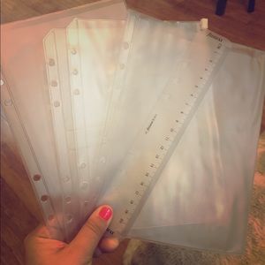 A5 size planner inserts and binder