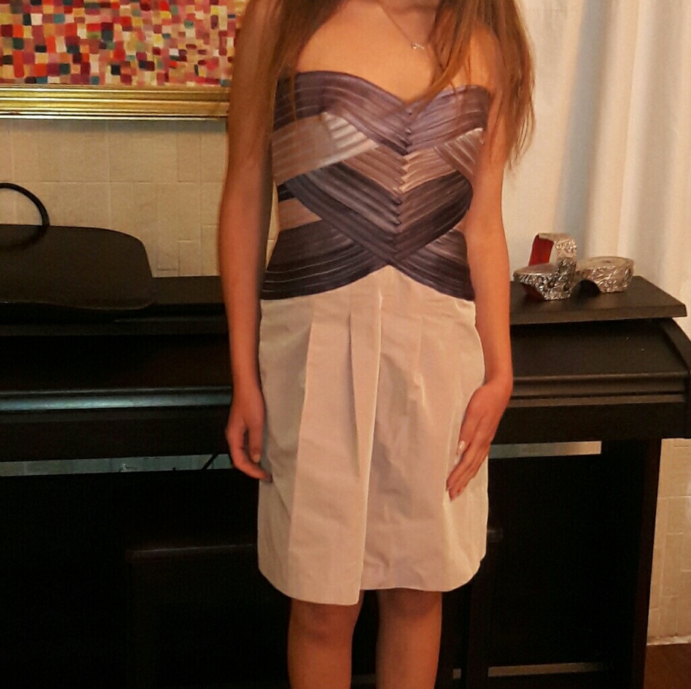 BCBG stunning strapless dress