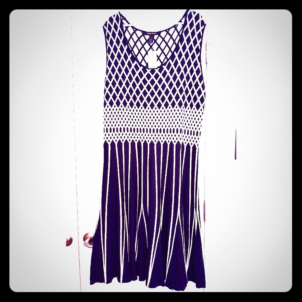 Knit swing dress