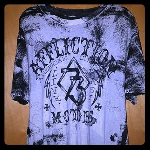 Affliction reversible t-shirt