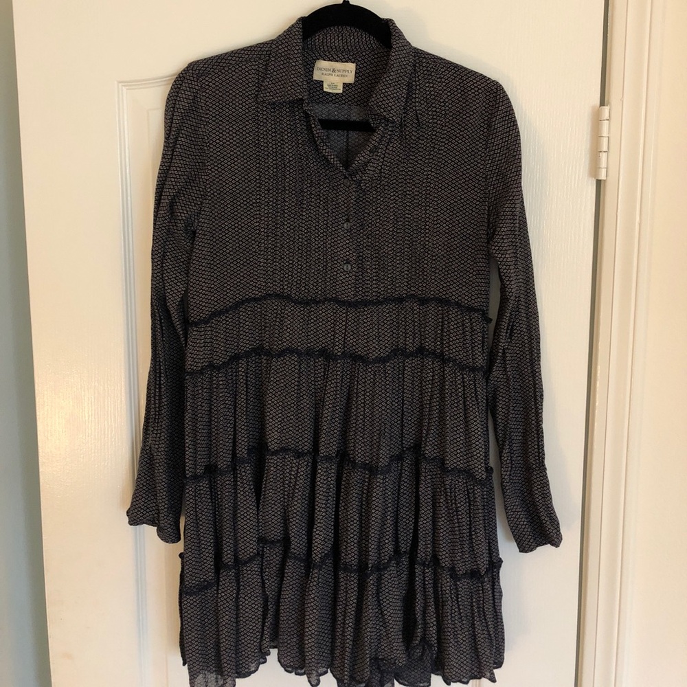 Denim & Supply Ralph Lauren Navy Dress - Size s