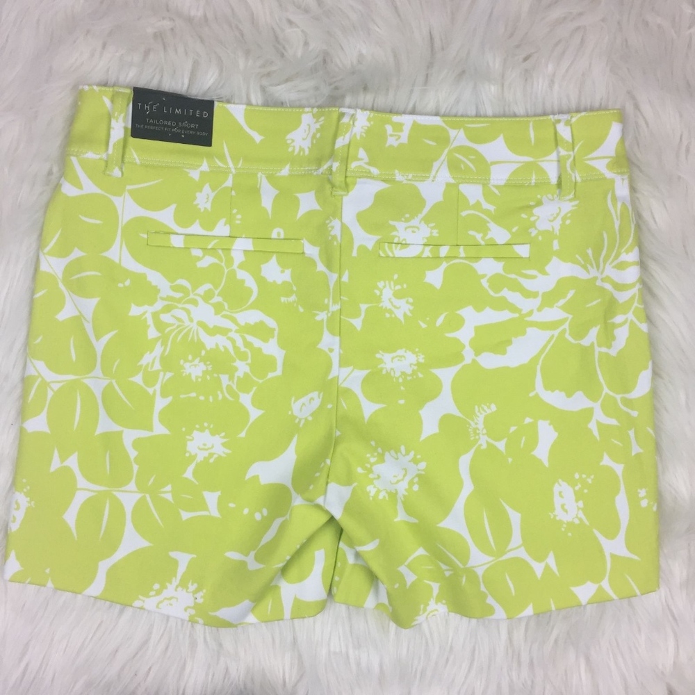 NWT The Limited Tailored Shorts Floral - Picture 2 of 5
