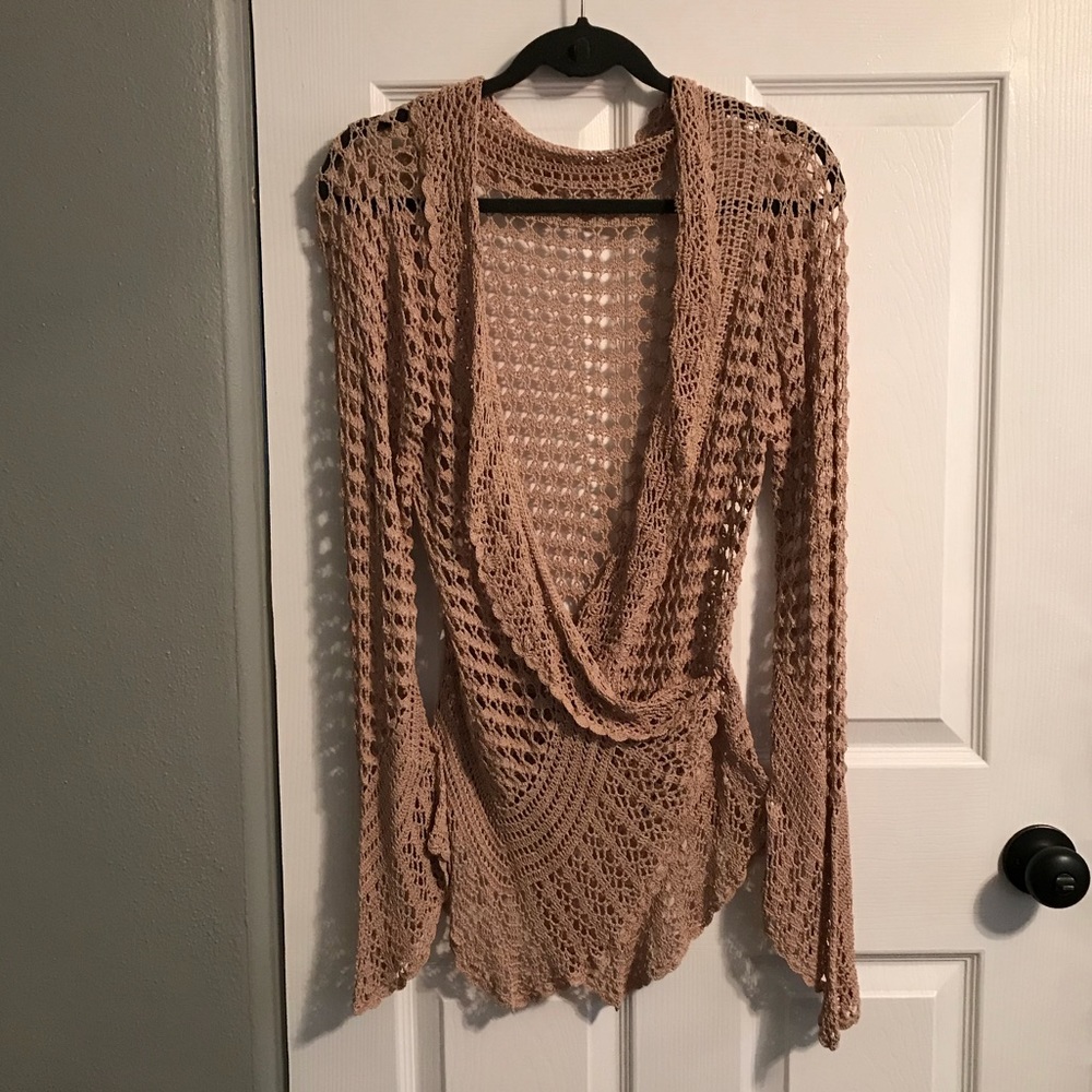 Crocheted sweater