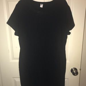 Old navy black boydcon dress XL