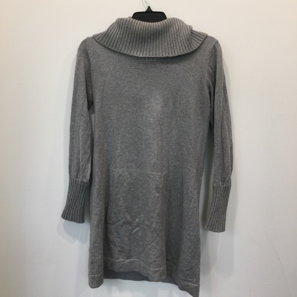 Gray Turtleneck Sweater