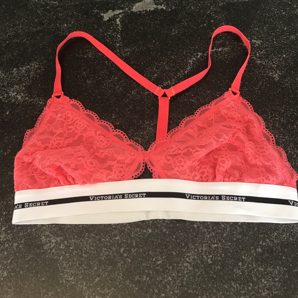 Pink Victoria's Secret bralette