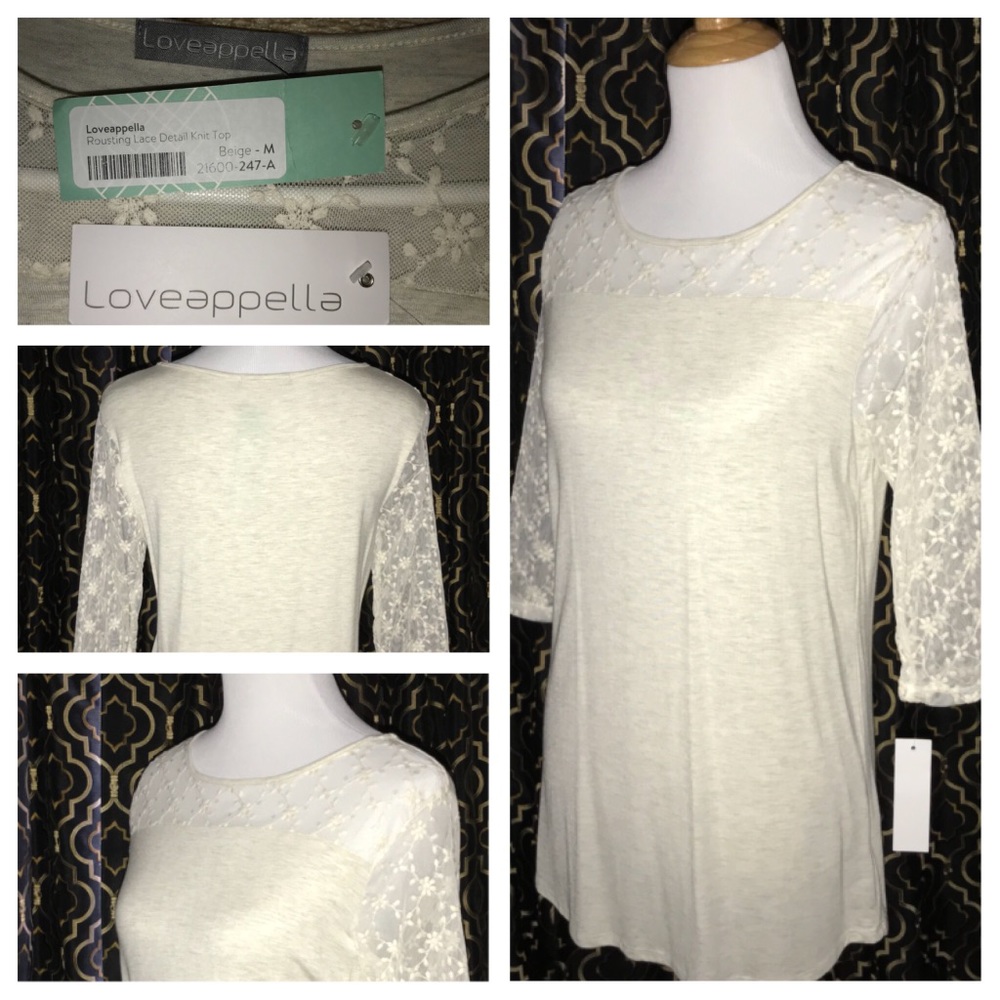 Cream Lace Tunic