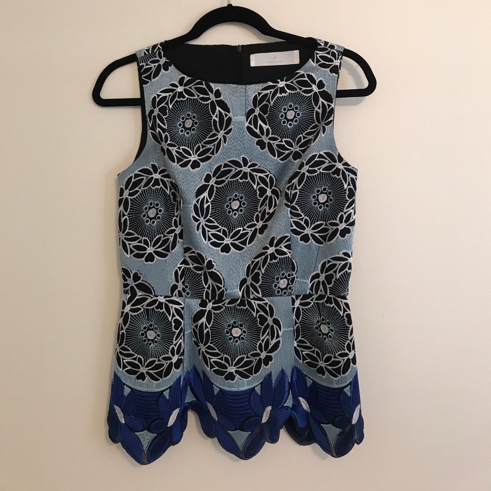 Thakoon Addition Blue Sleeveless Top