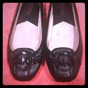 Micheal Kors Black Ballet Flats