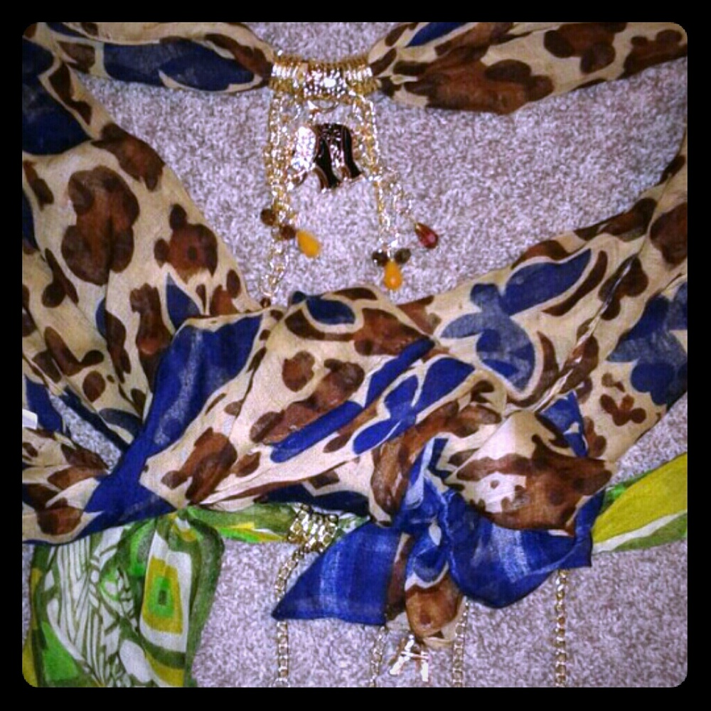 Handmade Scarves w/charms