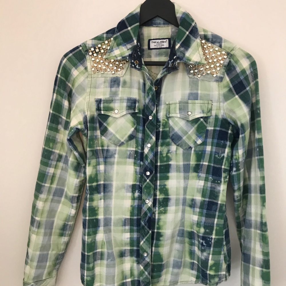 Dishe Jeans Milano studded lux flannel