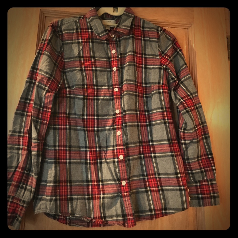 J. crew schoolboy flannel size 2