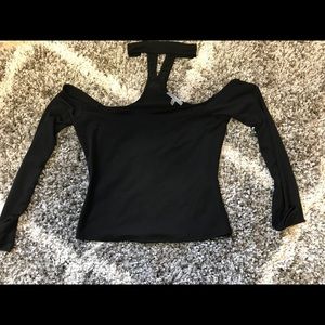 Off the shoulder crop top