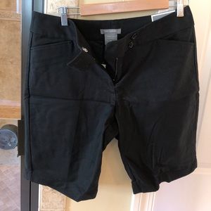Ann Taylor black Curvy fit shorts