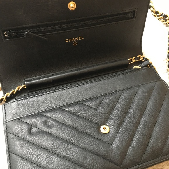 Chanel black Wallet On Chain - Picture 5 of 8