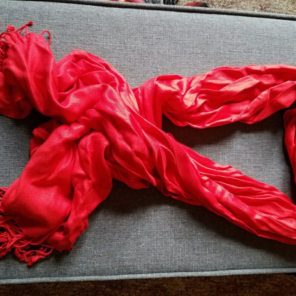 Red scarf