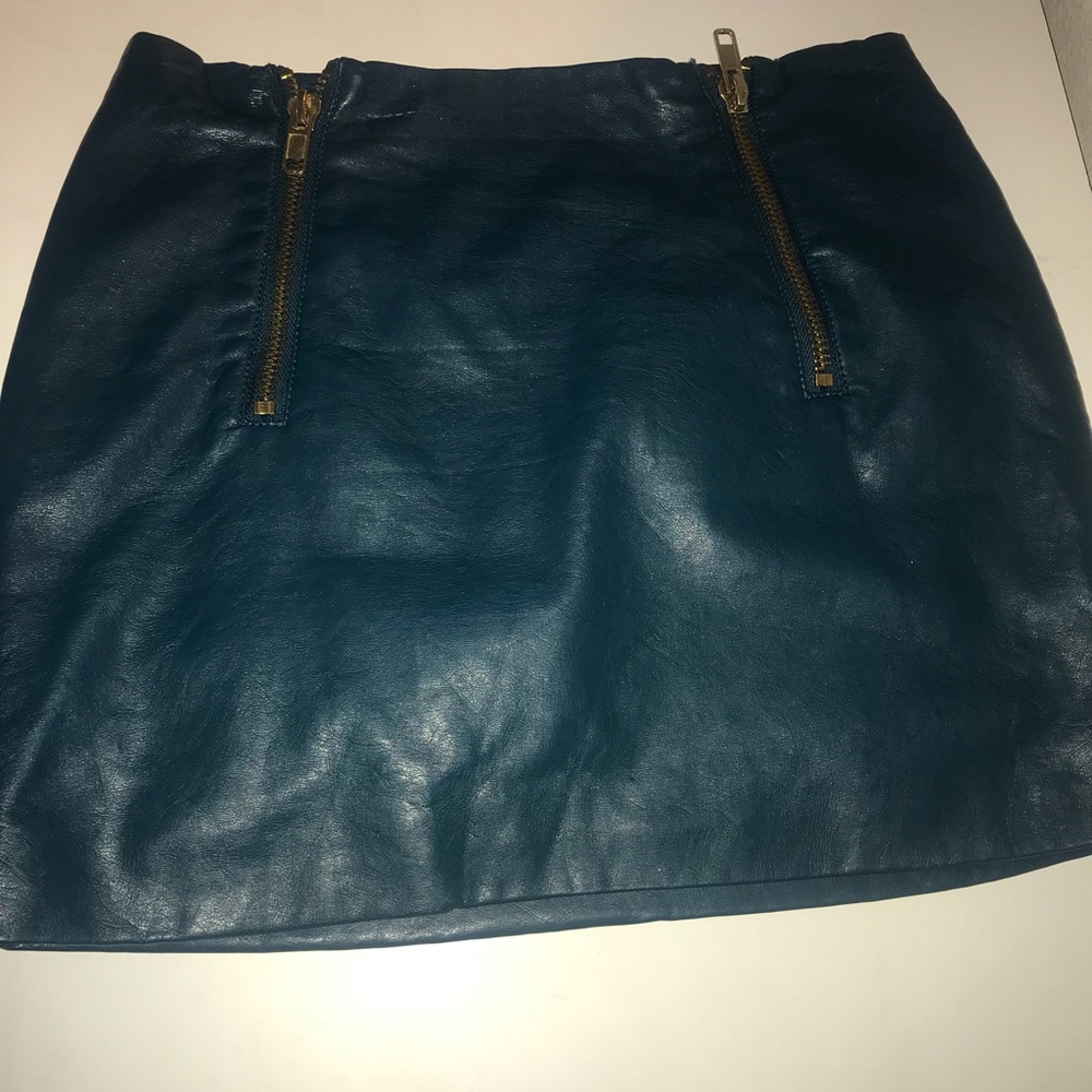 Leather skirt