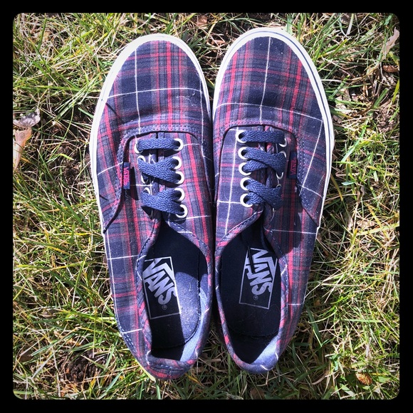 Vans plaid lace ups - Picture 1 of 5